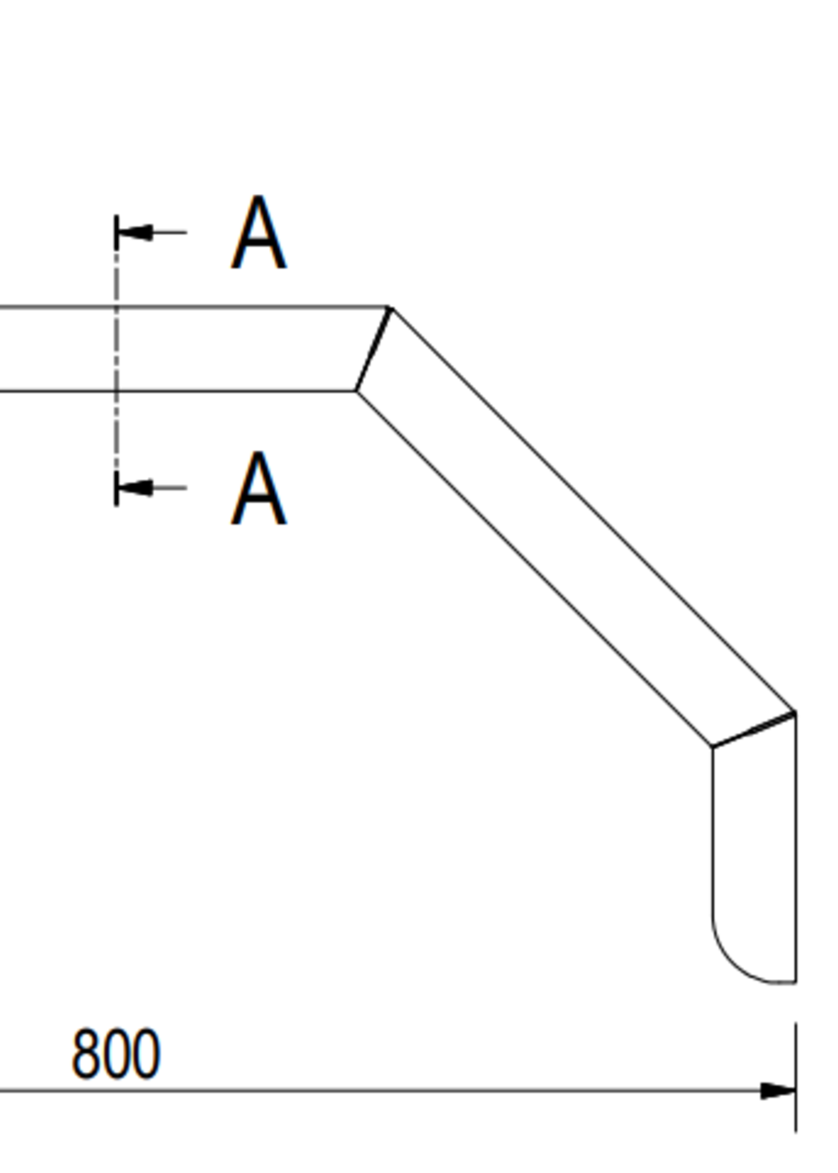 De Haan De Haan HMAQ 2480 - aluminium traanplaat spatbord