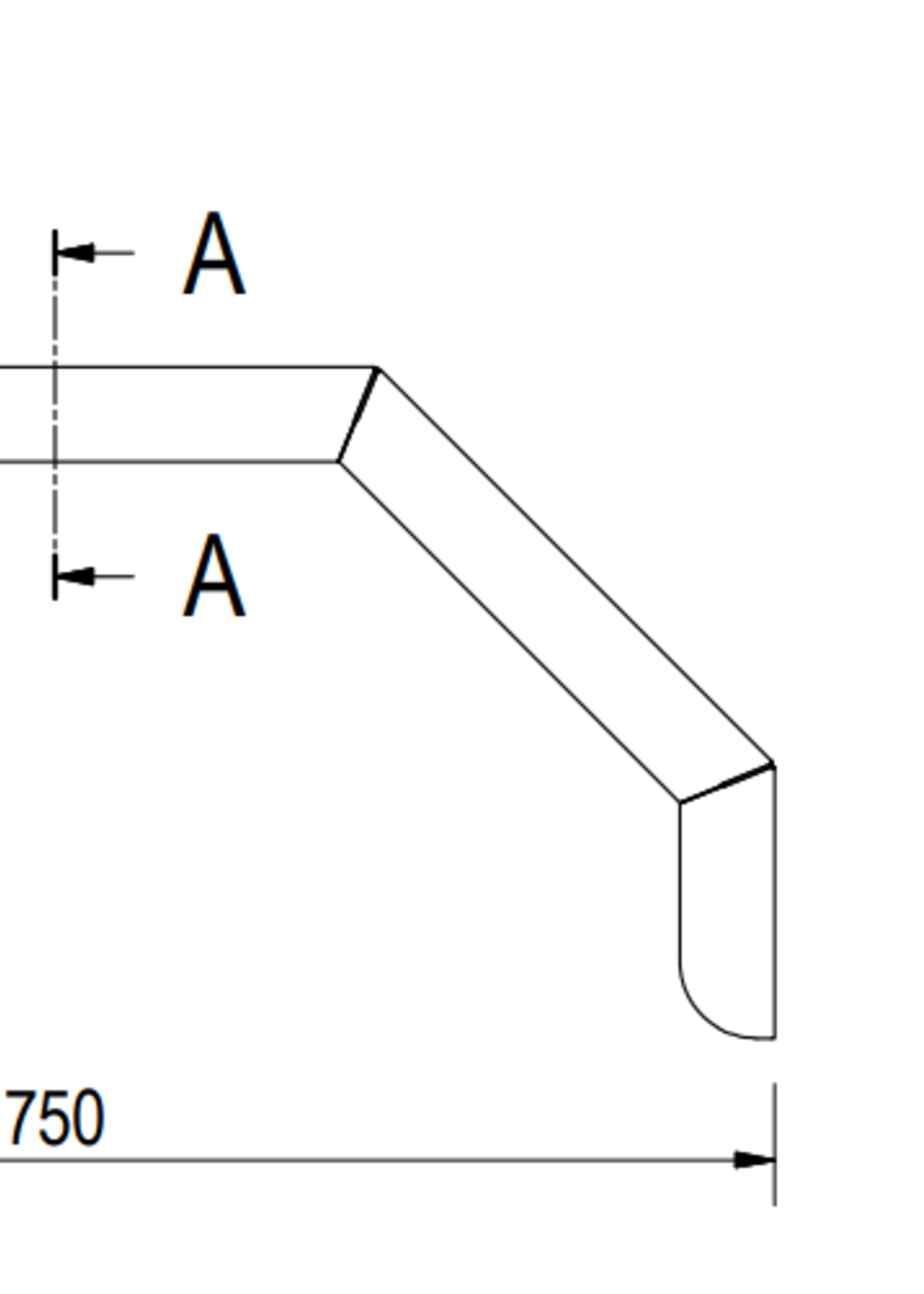 De Haan De Haan HMAQ 2275 - aluminium traanplaat spatbord