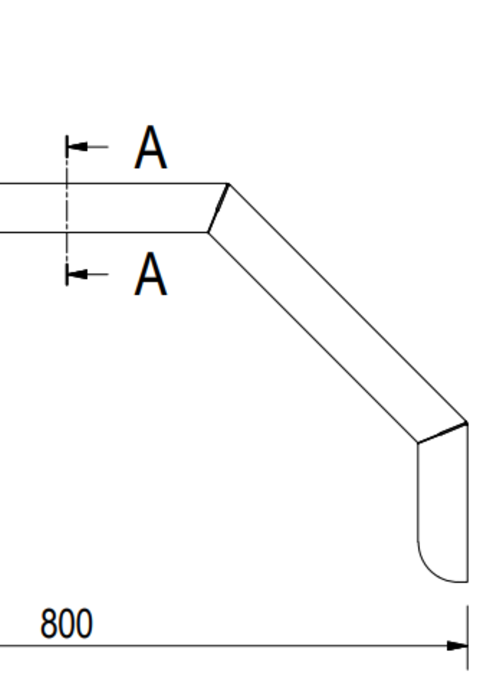 De Haan De Haan HMAQ 2280 - aluminium traanplaat spatbord