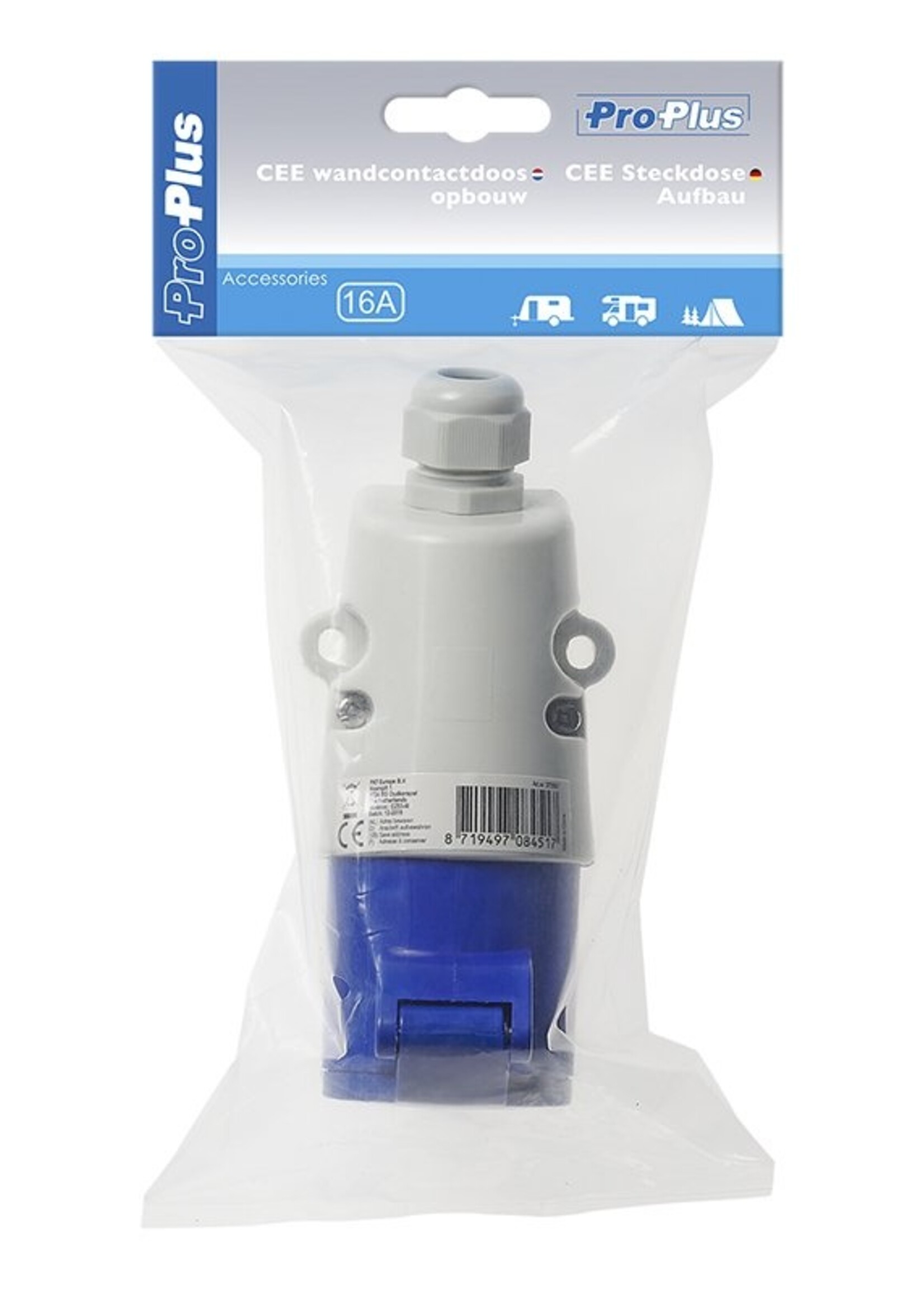 ProPlus CEE stopcontact - opbouw - ProPlus - 3 polig (F)
