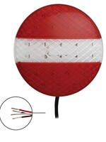 Cantonal LED achterlicht rond - 140x20 mm