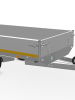 Eduard Eduard plateauwagen 250x145 cm - 1350 kg - geremd