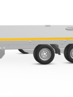 Eduard Geremde Eduard multitransporter - 606x220 cm - 3500 kg bruto laadvermogen - 56 cm laadvloerhoogte - 30 cm borden - inclusief oprijplaten en handlier - tridem asser