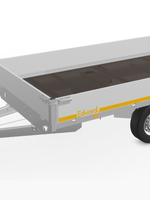 Eduard Geremde Eduard Plateauwagen - 330x180 cm - 1350 kg bruto laadvermogen - 72 cm laadvloerhoogte - 30 cm borden