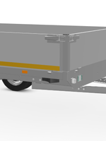 Eduard Geremde Eduard plateauwagen - 310x160 cm - 750 kg bruto laadvermogen  - 63 cm laadvloerhoogte  - 40 cm borden
