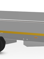 Eduard Geremde Eduard plateauwagen 406x220 cm - 3000 kg bruto laadvermogen -  56 cm laadvloerhoogte - 30 cm borden
