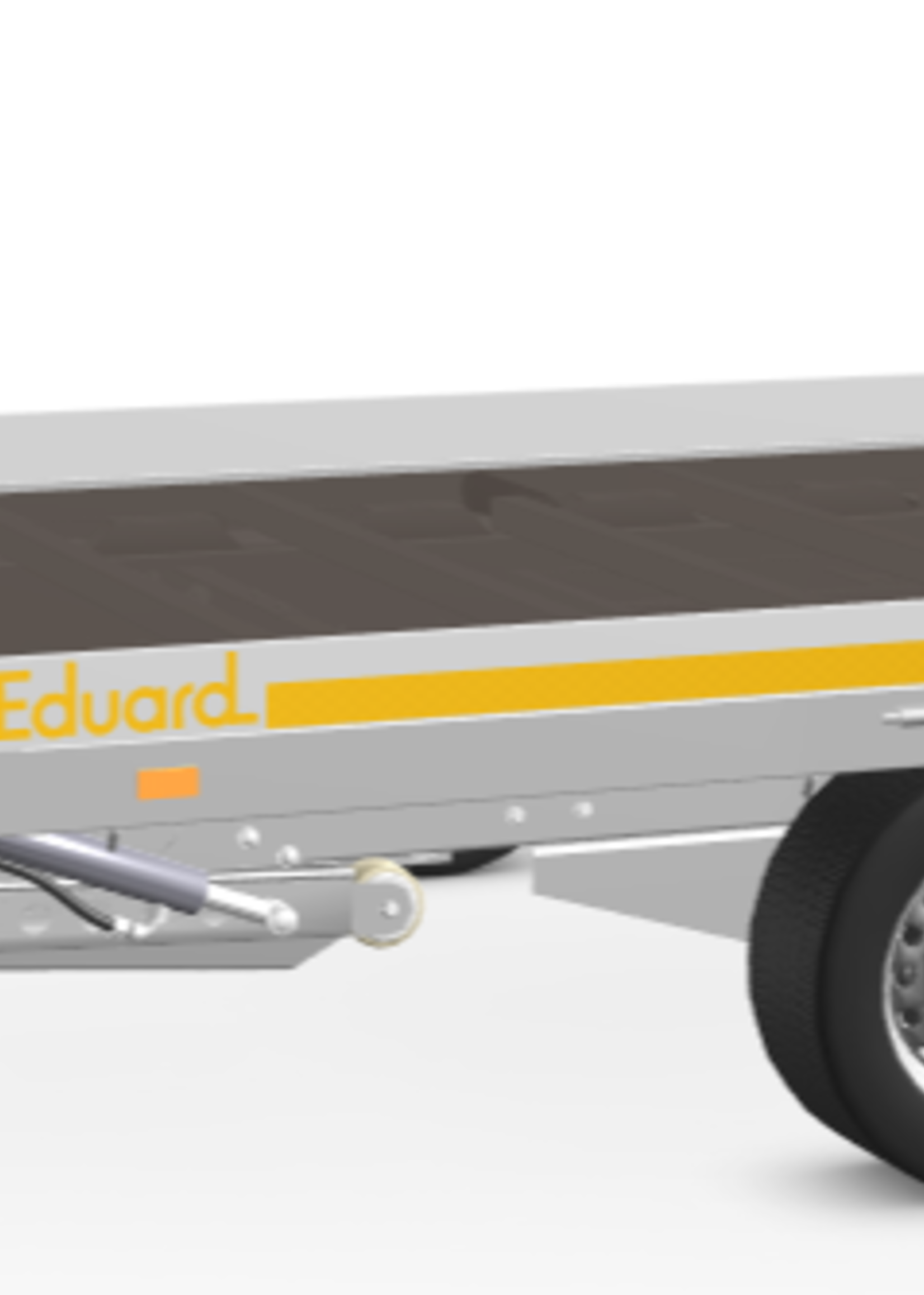 Eduard Kantelbare Eduard Autotransporter - 406x200 cm - 3000 kg - 63 cm laadvloerhoogte