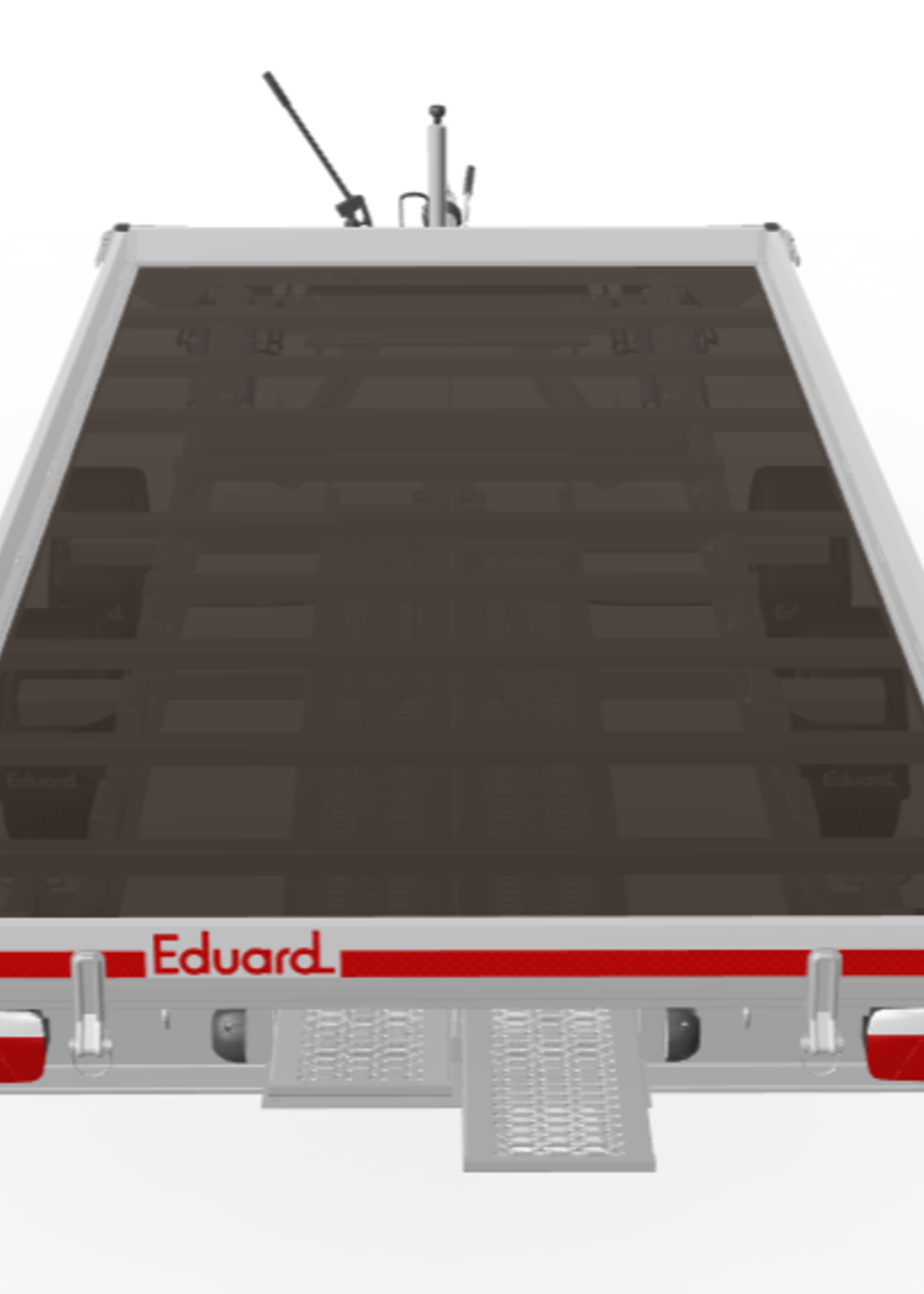 Eduard Kantelbare Eduard Autotransporter - 406x200 cm - 3000 kg - 63 cm laadvloerhoogte