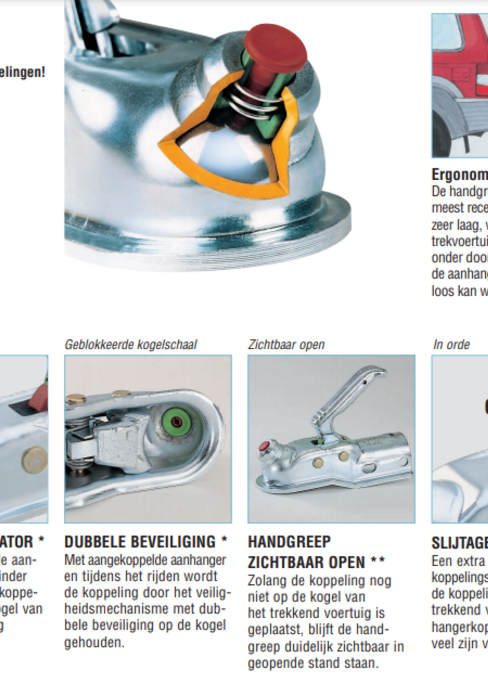 AL-KO AL-KO AK7-C - rond 70 mm - 750 kg - ongeremde koppeling