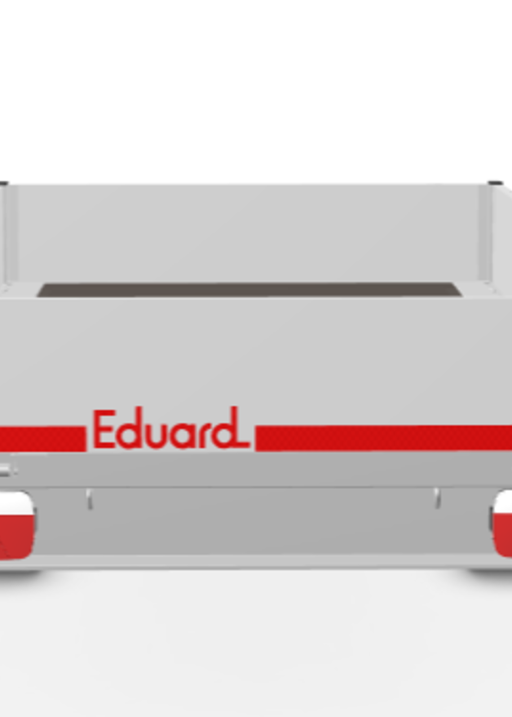 Eduard Geremde Eduard plateauwagen - 256x150 cm - 1000 kg bruto laadvermogen - 56 cm laadvloerhoogte - 30 cm borden