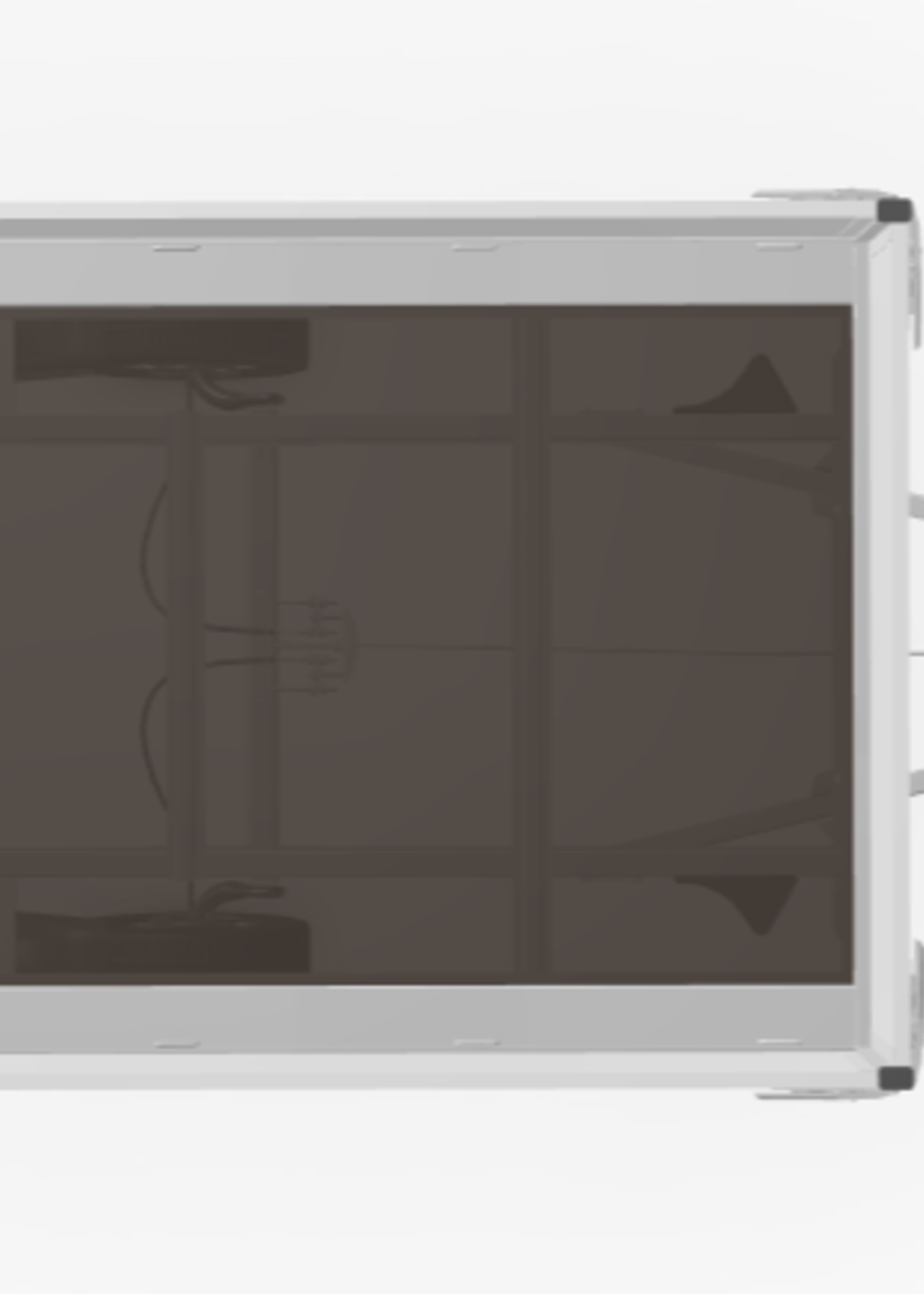 Eduard Geremde Eduard plateauwagen - 256x150 cm - 1000 kg bruto laadvermogen - 56 cm laadvloerhoogte - 30 cm borden