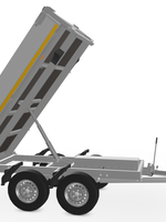 Eduard Eduard kipper 256x150 cm -  750 kg - handpomp - ongeremd