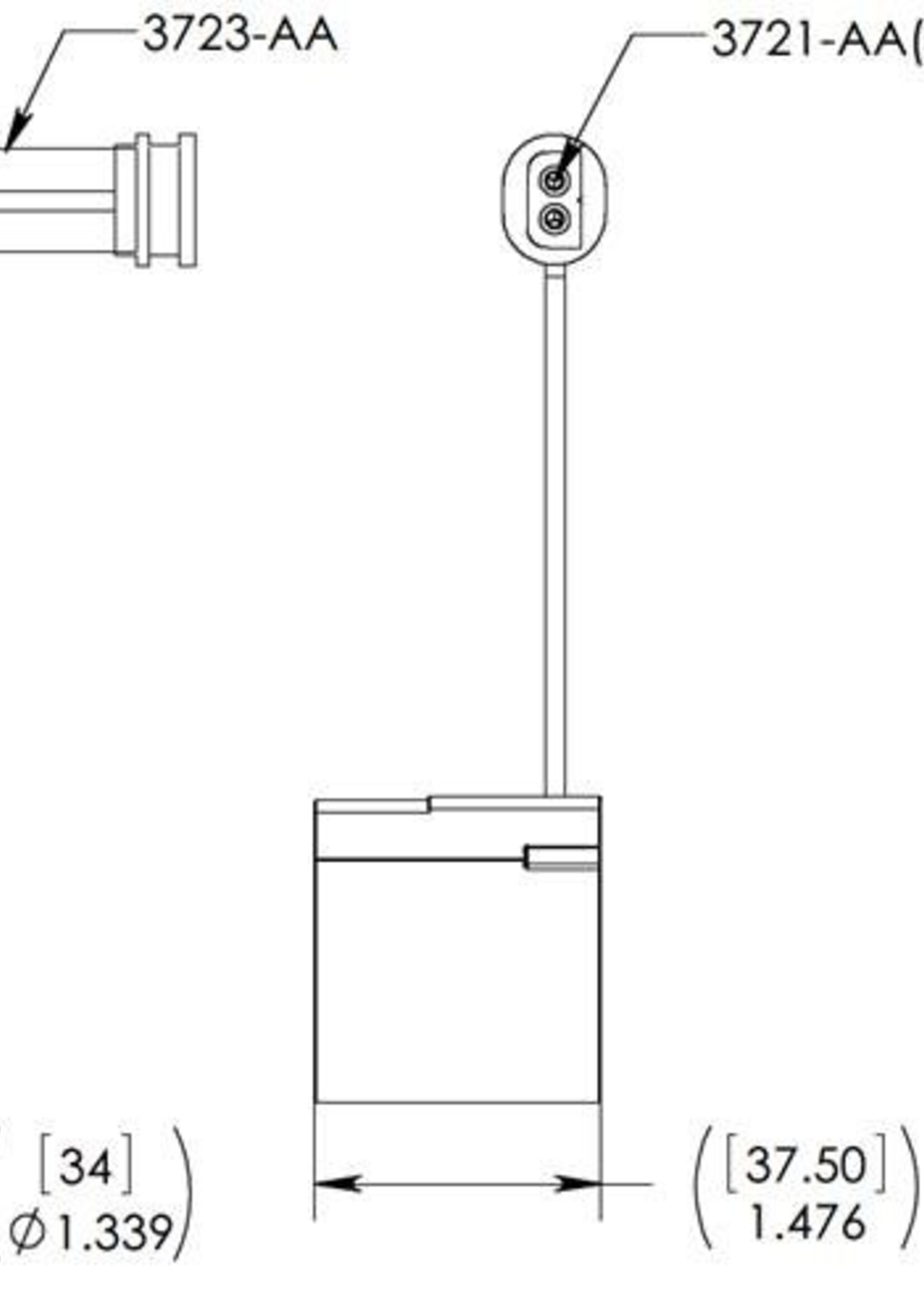 Eduard Solenoid 12V spoel voor hydraulische pomp