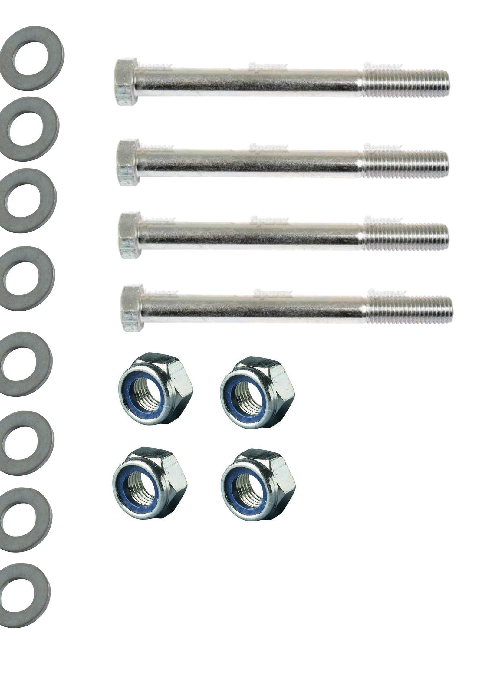 Cantonal Bout set M12x90 mm - geschikt voor Schlegl ongeremde as