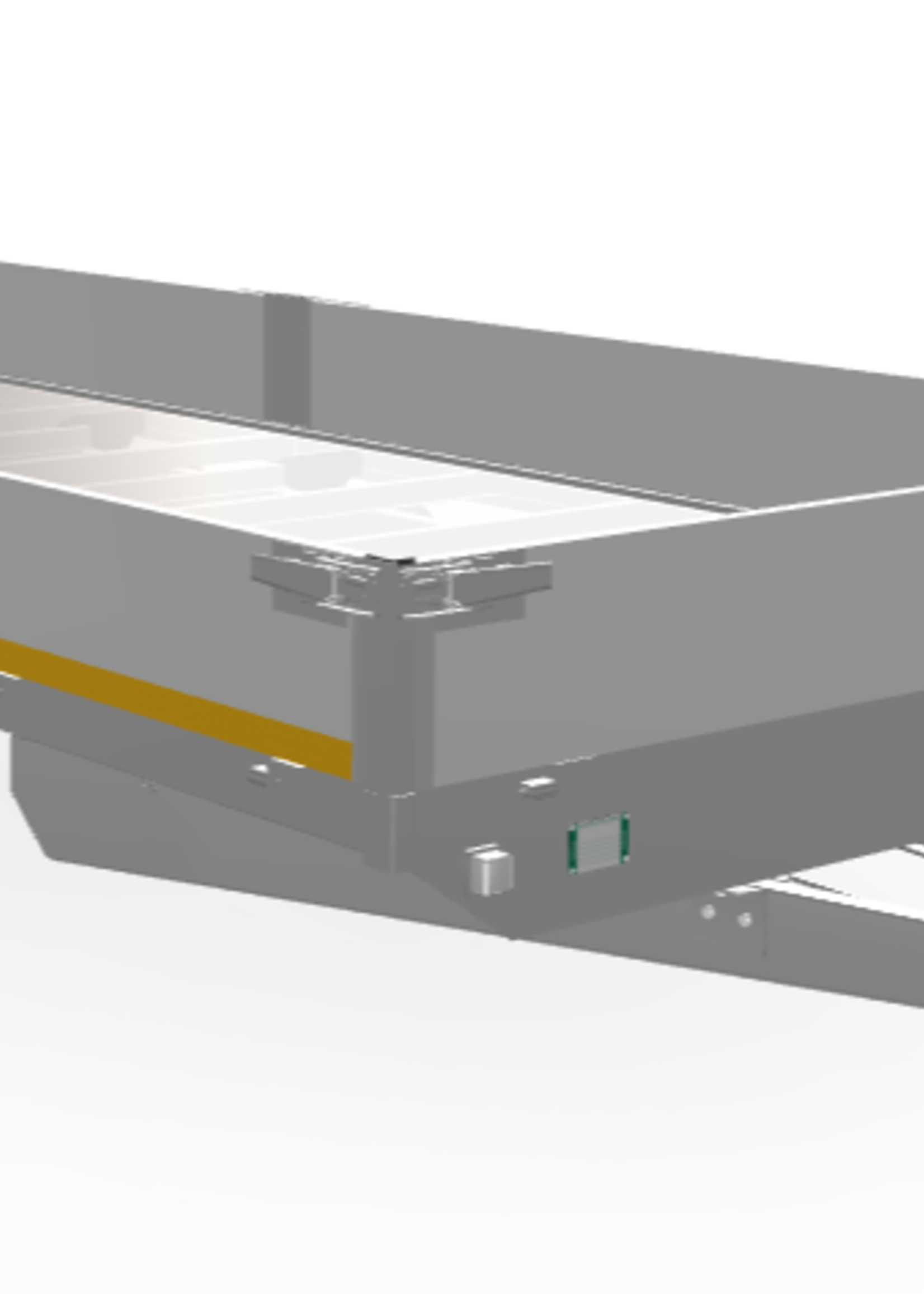 Eduard Geremde Eduard plateauwagen - 556x200 cm - 3500 kg bruto laadvermogen - 63 cm laadvloerhoogte - 30 cm borden
