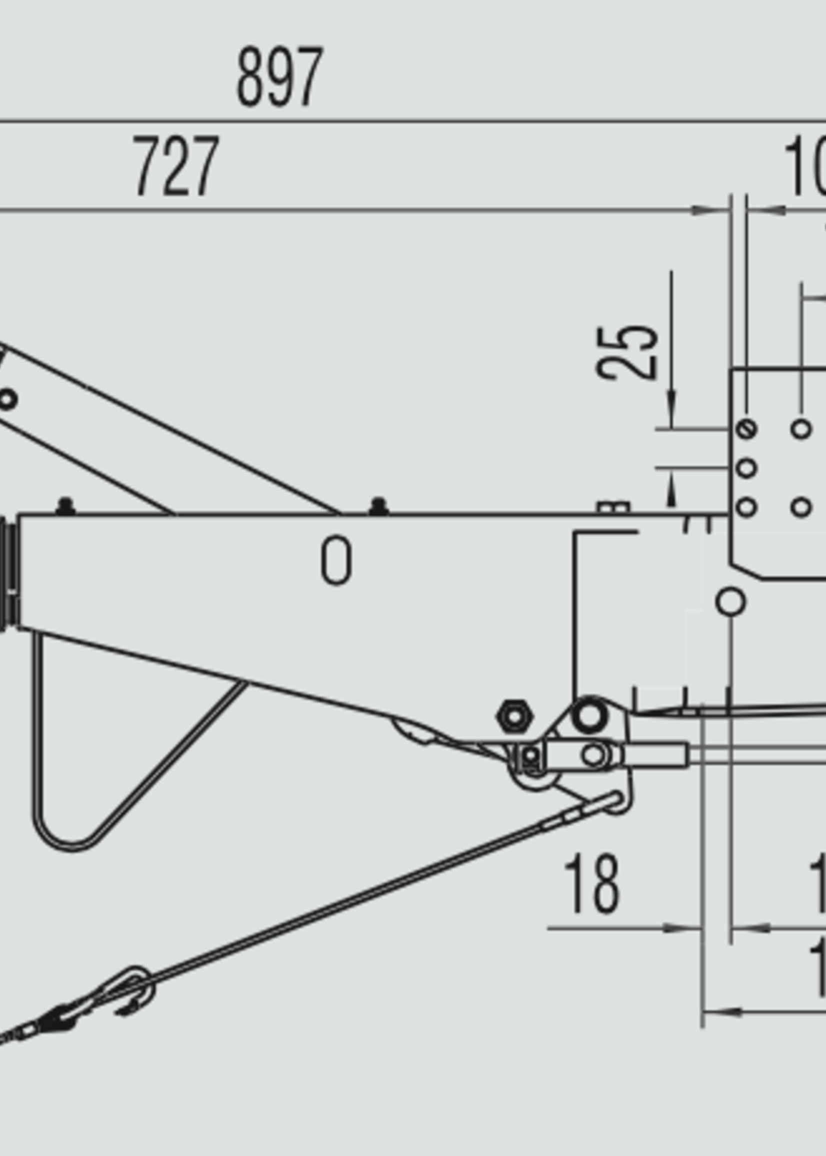 AL-KO AL-KO oplooprem aanhanger 161S - 1600kg maximaal trekvermogen - 100 mm koker aansluiting - inclusief neuswielconsole