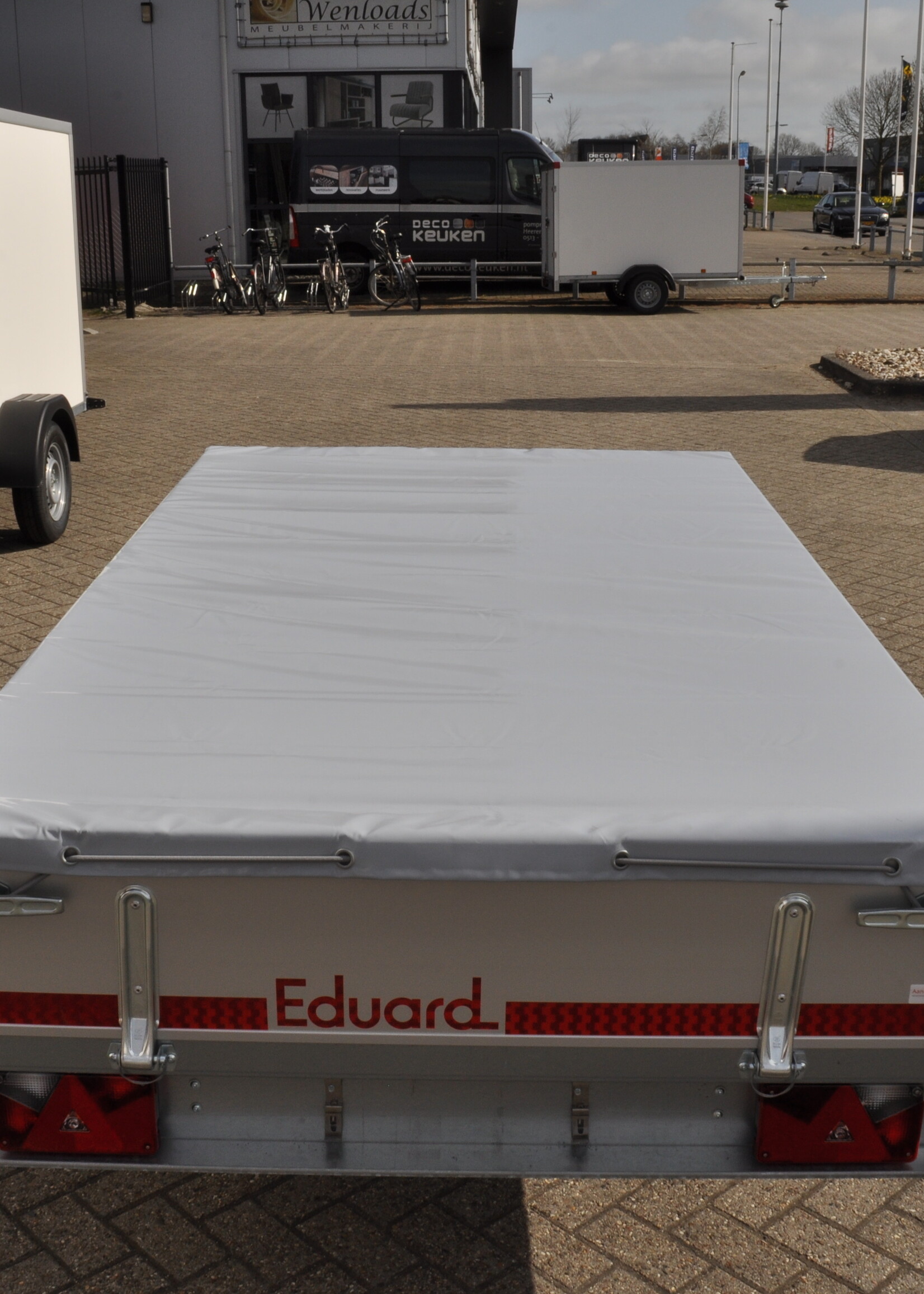 Eduard Vlakzeil op maat voor Eduard aanhanger - 250x145 cm - waterdicht