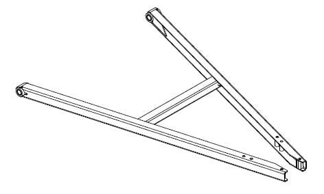 Knott triangel KLZ35-A - 3500 kg maximaal trekvermogen
