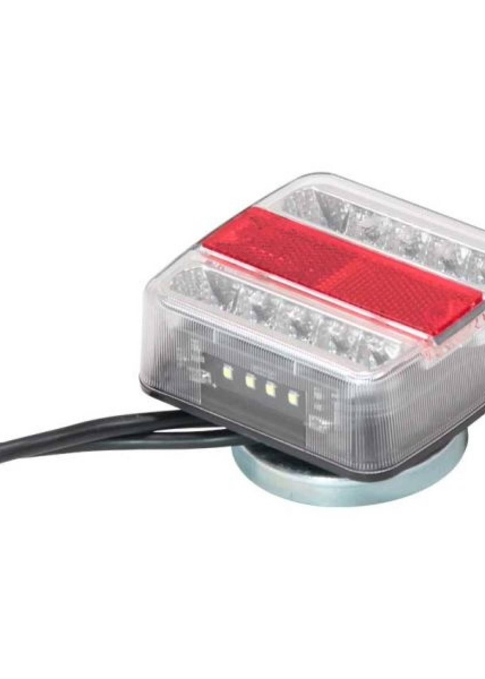 Cantonal LED verlichtingsset op magneten met 12 meter hoofdkabel - 7 polig - ideaal voor bootrailers