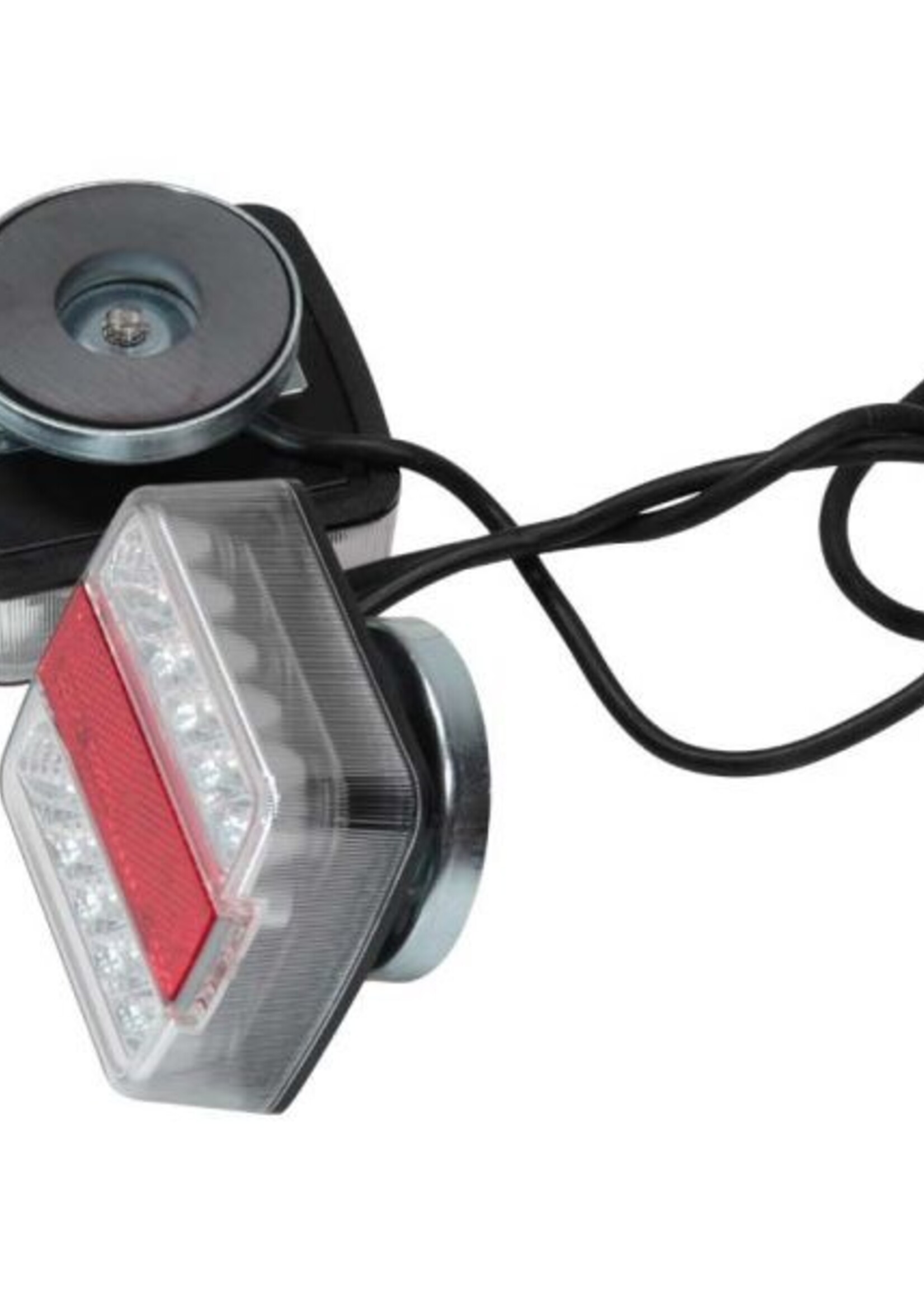 Cantonal LED verlichtingsset op magneten met 12 meter hoofdkabel - 7 polig - ideaal voor bootrailers