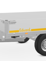 Eduard Geremde Eduard plateauwagen - 310x180 cm - 2000 kg bruto laadvermogen - 72 cm laadvloerhoogte - 30 cm borden