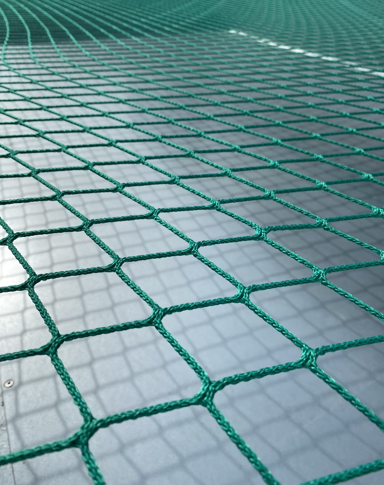 Premium maasnet - 370x250 cm - inclusief elastiek rondom - UV bestendig - net voor aanhanger