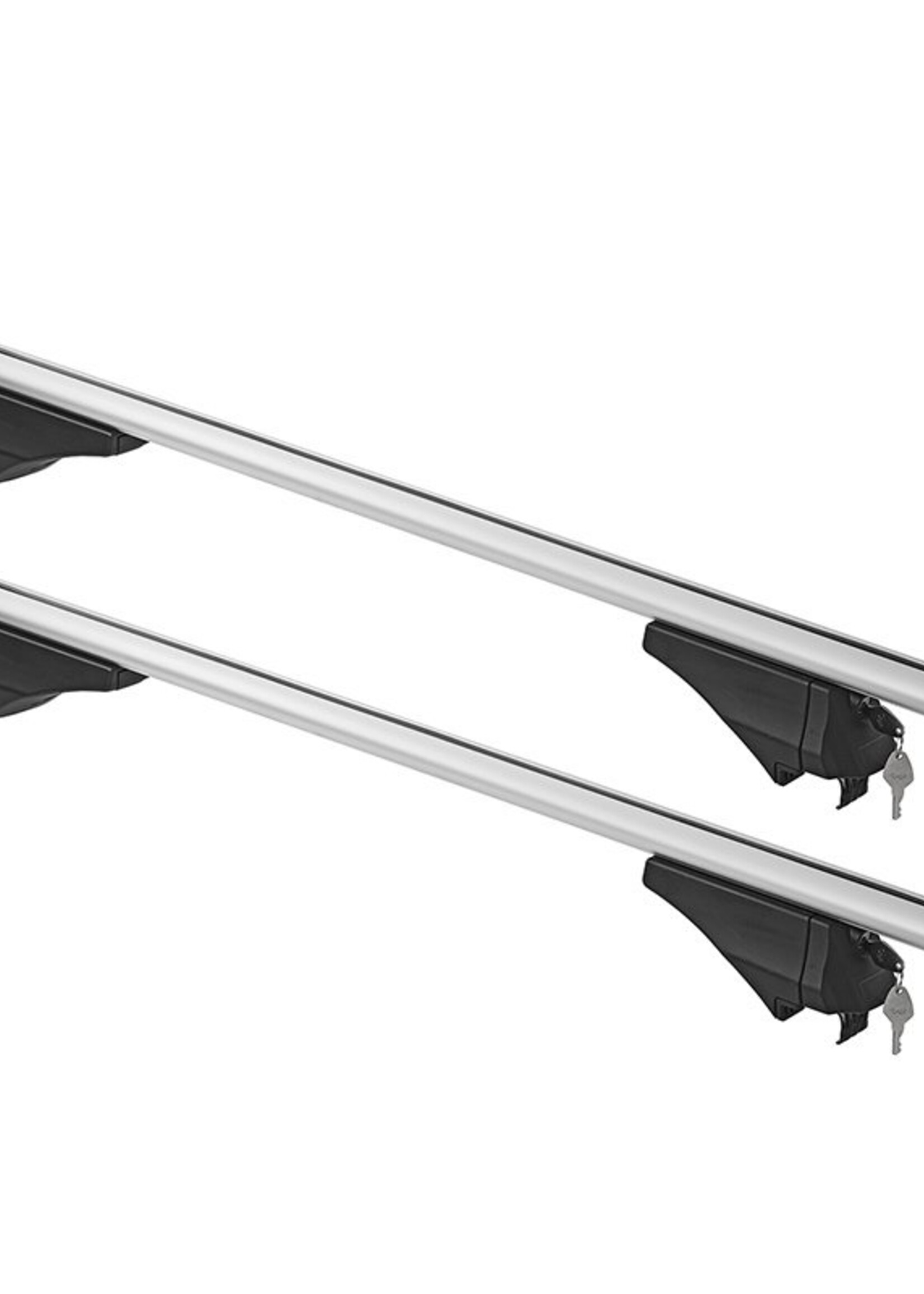 Cantonal Dakraildrager 120 cm - 75 kg maximale belasting - voor gesloten dakrail