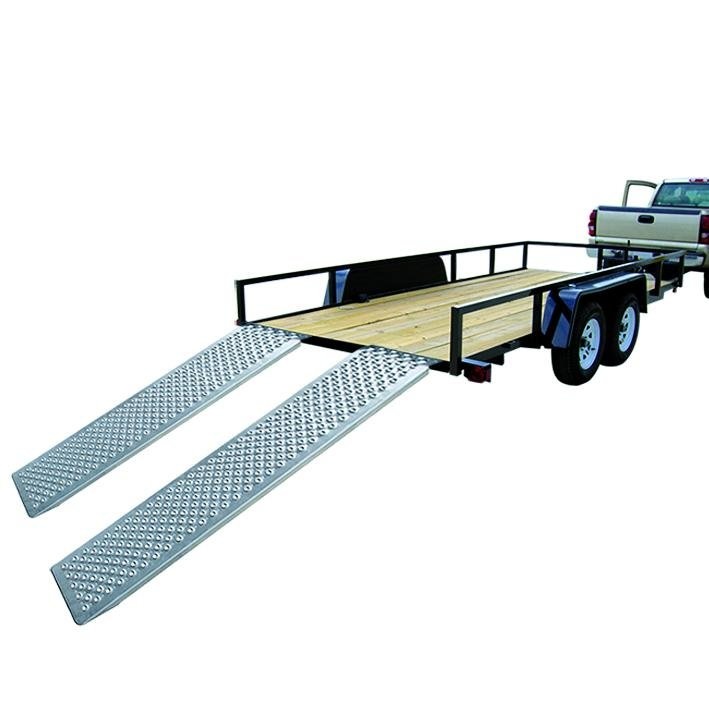 Oprijplaat aluminium 1 stuk - 1830x250 mm - 500 kg