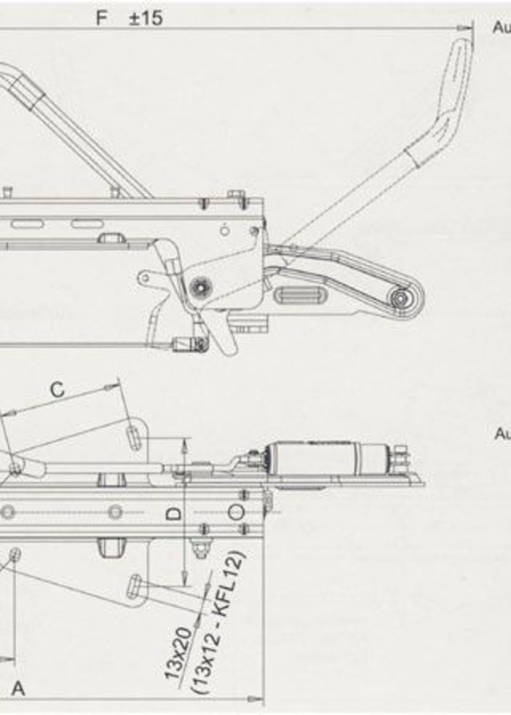 Knott Knott oplooprem aanhanger KF27 – 2700 kg maximaal trekvermogen - V-dissel aansluiting - inclusief neuswielconsole