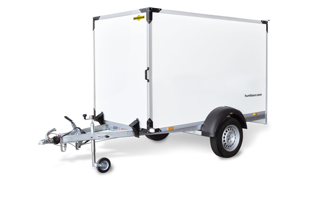 Humbaur HK gesloten aanhanger - 1500 kg bruto laadvermogen - 304x151x180 cm laadoppervlak - geremd