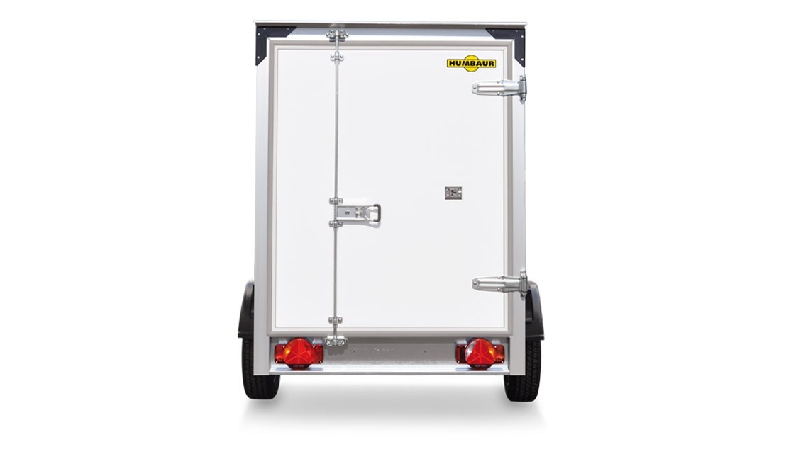 Humbaur HK 752513-15P gesloten aanhanger - 750 kg bruto laadvermogen - 251x132x152 cm laadoppervlak - ongeremd