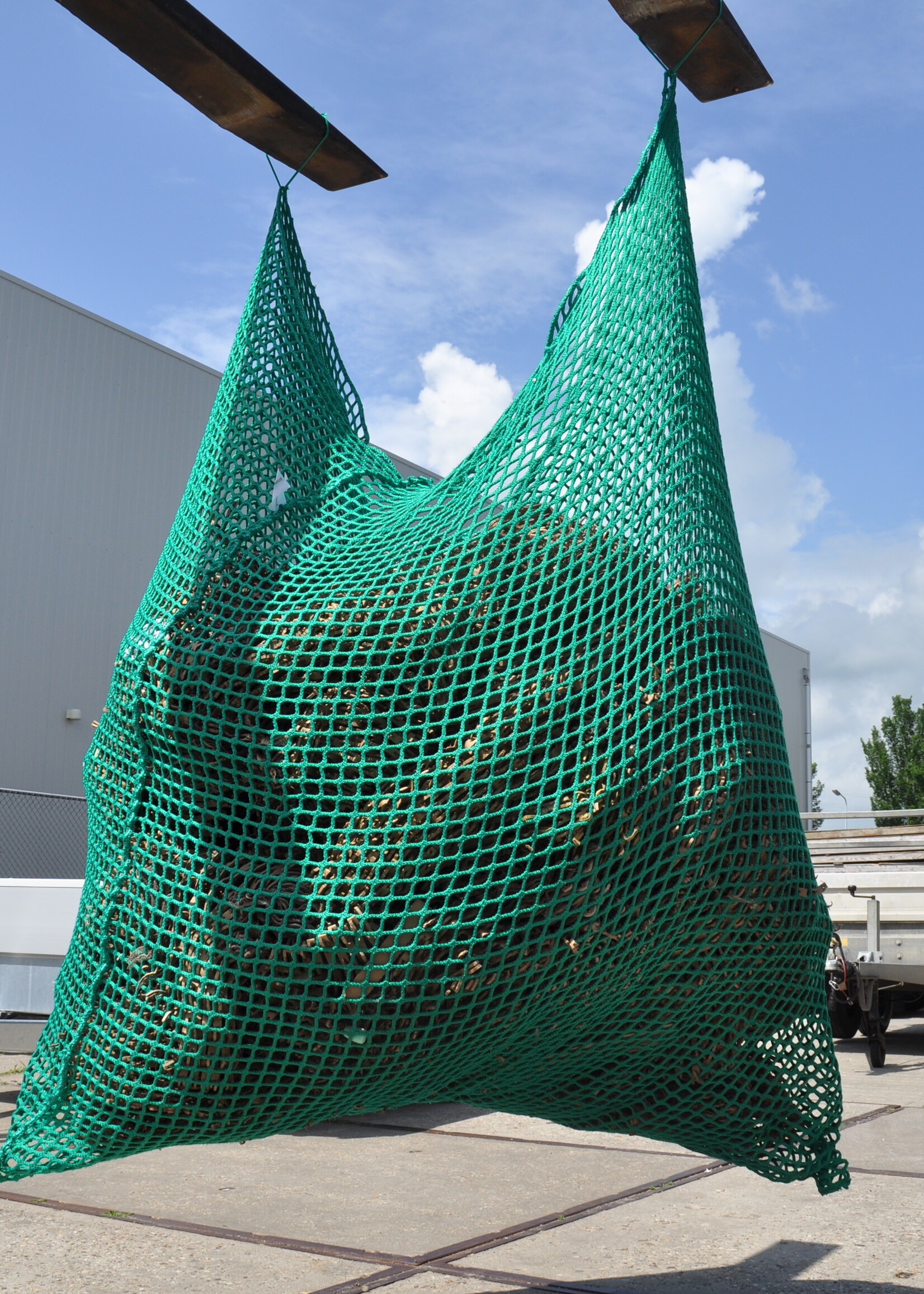Cantonal Hooinet slowfeeder - 200x200 cm - 4,5 cm maaswijdte
