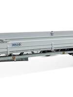 Hulco Geremde Hulco Medax plateauwagen - 502x223 cm - 3500 kg bruto laadvermogen - 30 cm borden