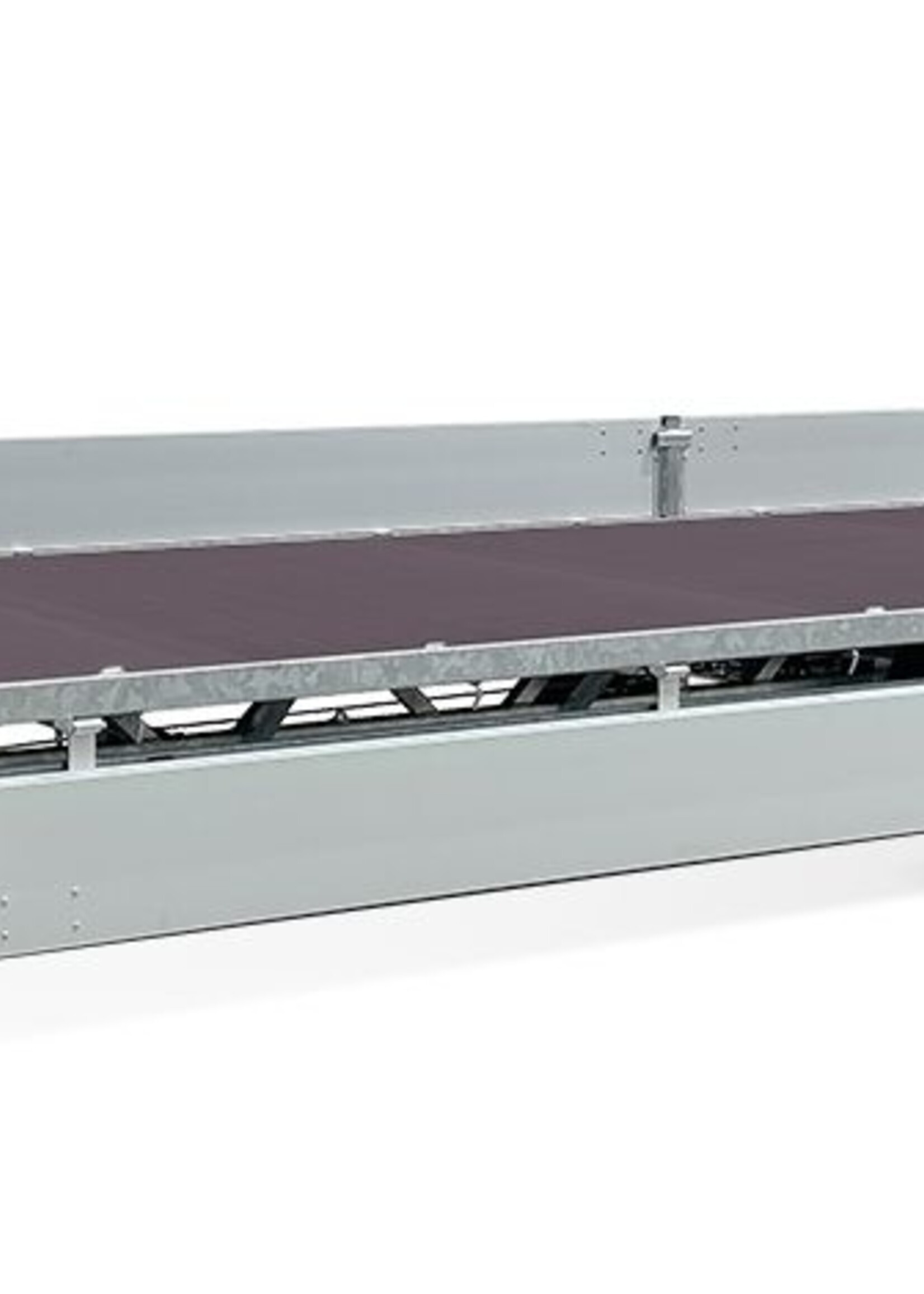 Hulco Geremde Hulco Medax plateauwagen - 502x203 cm - 3500 kg bruto laadvermogen - 30 cm borden - tandemasser
