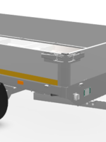 Eduard Ongeremde Eduard plateauwagen - 310x160 cm - 750 kg bruto laadvermogen - 63 cm laadvloerhoogte - 30 cm borden