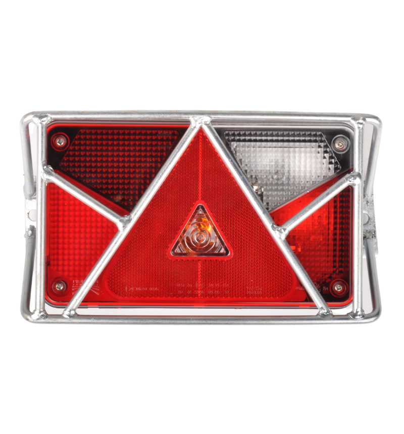 Beschermrek multipoint achterlicht met vrije driehoek 245x155x65 mm - 1 stuk