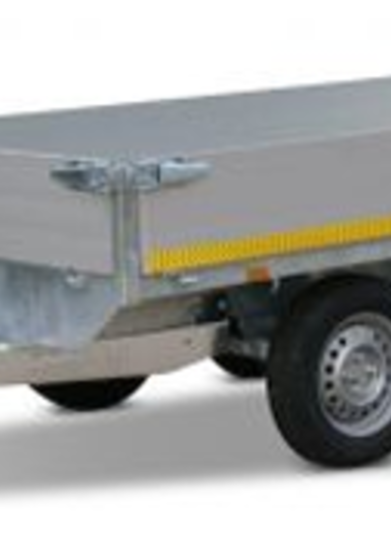 Eduard Geremde Eduard Multitransporter - 330x180 cm - 2700 kg bruto laadvermogen - 56 cm laadvloerhoogte - 30 cm borden - tandemasser