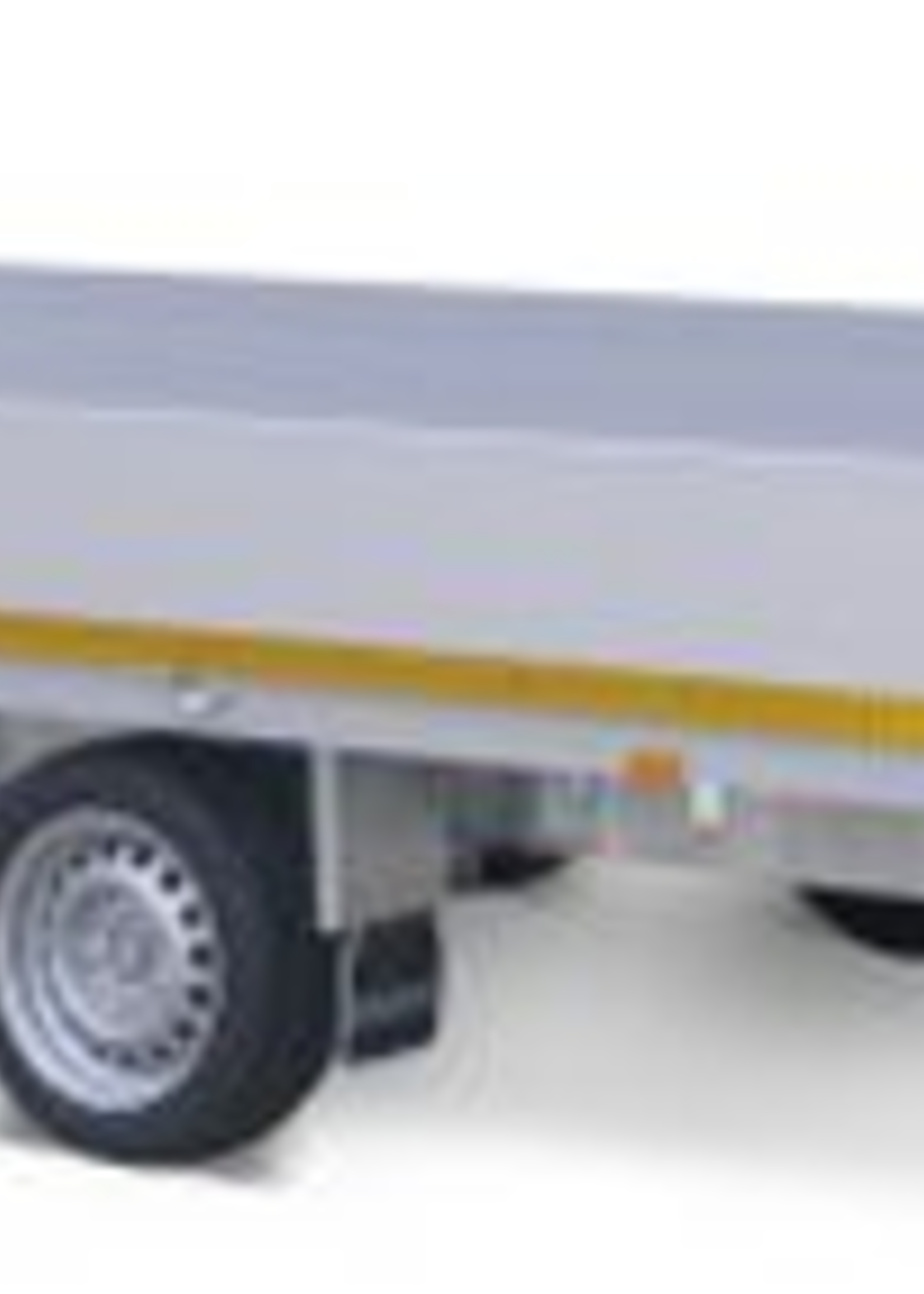 Eduard Geremde Eduard plateauwagen - 406x200 cm - 2000 kg bruto laadvermogen - 56 cm laadvloerhoogte - 30 cm borden