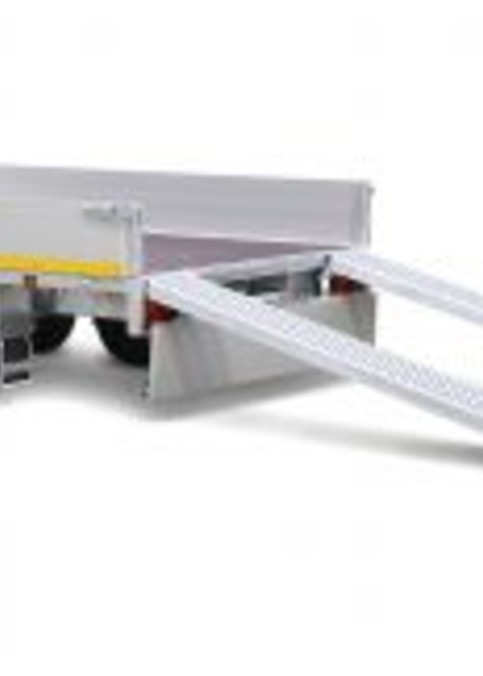 Eduard Geremde Eduard multitransporter - 406x220 cm - 3000 kg bruto laadvermogen - 63 cm laadvloerhoogte - 30 cm borden - inclusief oprijplaten en handlier