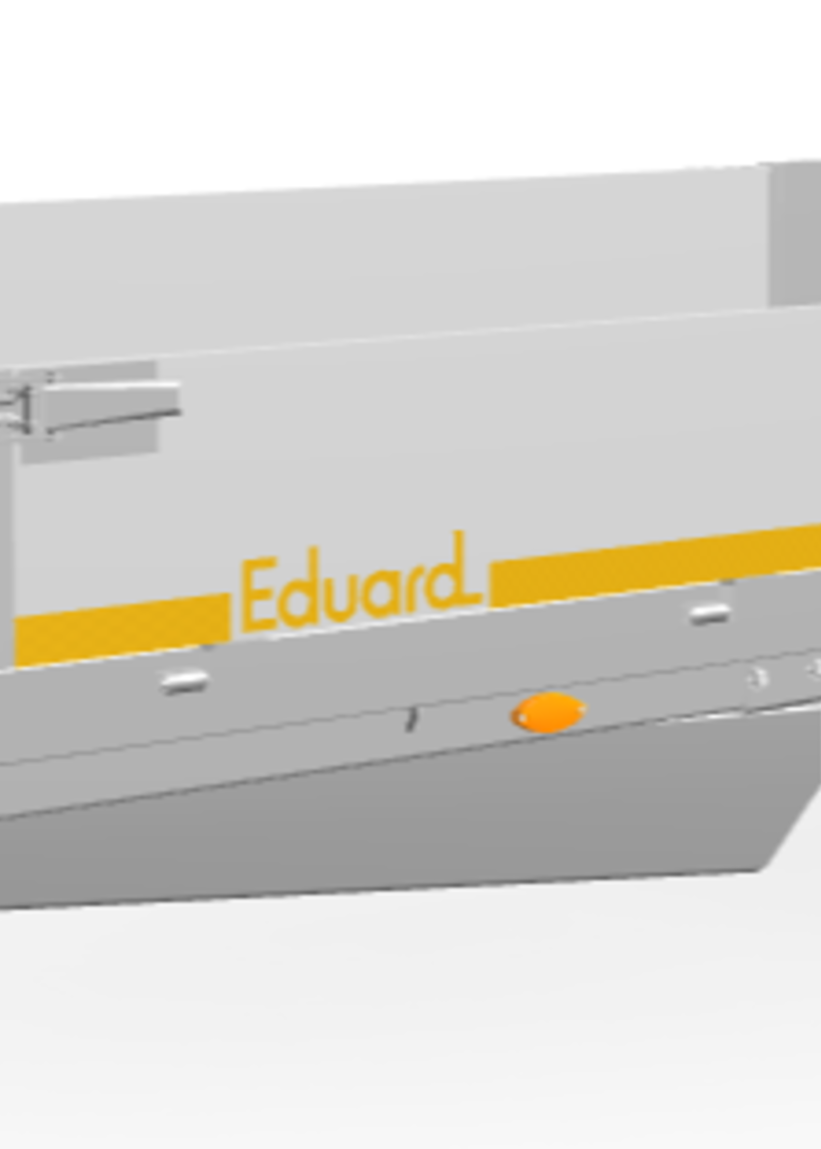 Eduard Geremde Eduard plateauwagen - 556x200 cm - 3500 kg bruto laadvermogen - 63 cm laadvloerhoogte - 30 cm borden