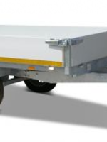 Eduard Geremde Eduard plateauwagen - 310x180 cm - 1350 kg bruto laadvermogen - 63 cm laadvloerhoogte - 30 cm borden