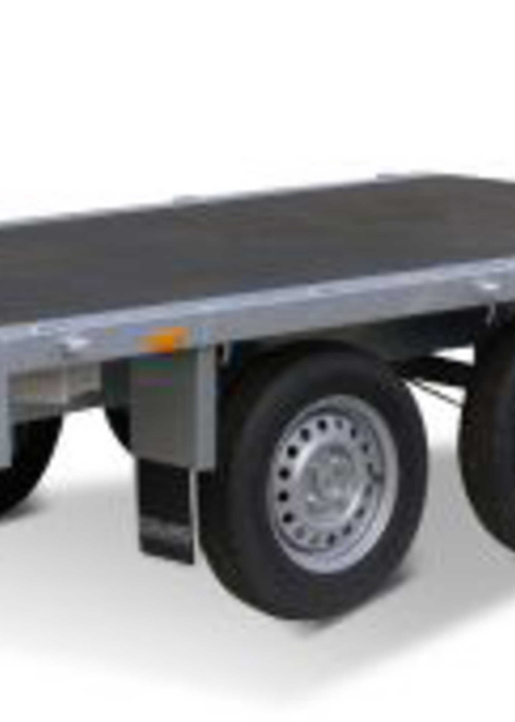 Eduard Geremde Eduard plateauwagen - 256x150 cm - 2700 kg bruto laadvermogen - 63 cm laadvloerhoogte - vlak - tandemasser