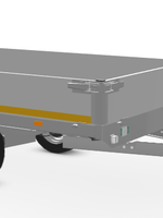 Eduard Geremde Eduard plateauwagen - 310x160 cm - 1500 kg bruto laadvermogen - 63 cm laadvloerhoogte - 40 cm borden