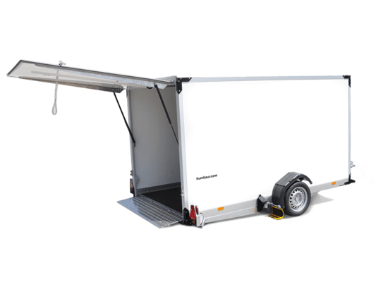 Humbaur HKT zakbare gesloten aanhanger - 1800 kg bruto laadvermogen - 310x176x180 cm laadoppervlak - geremd