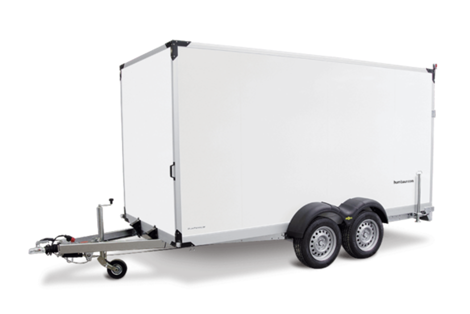 Humbaur HK gesloten aanhanger - 2500 kg bruto laadvermogen - 407x181x200 cm laadoppervlakte - geremd