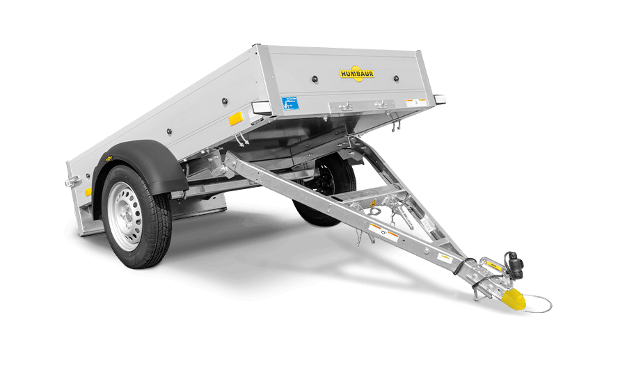 Opvouwbare Humbaur Startrailer H 752010 DK - 750 kg bruto laadvermogen - 205x109 cm laadoppervlakte - ongeremd