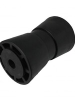 Knott 133x58,5 mm kielrol zwart 17 mm naafdiameter