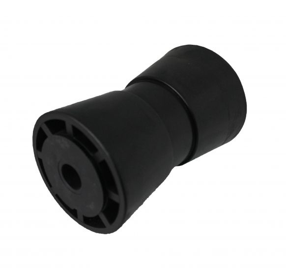 133x58,5 mm kielrol zwart 21 mm naafdiameter