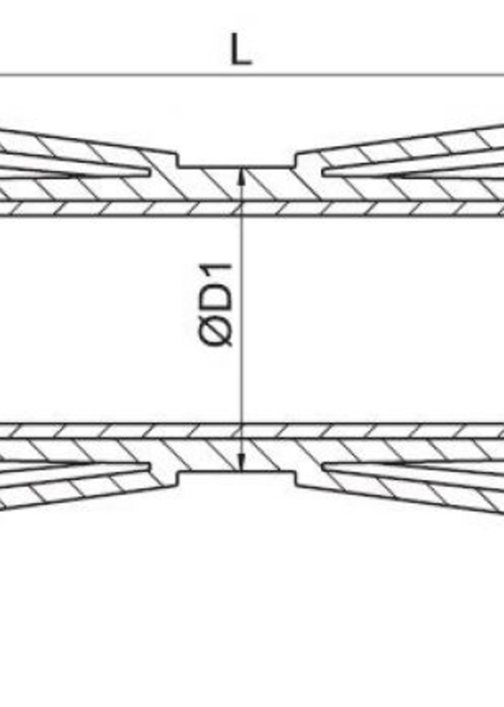 Knott 305x62 mm kielrol geel 17 mm naafdiameter
