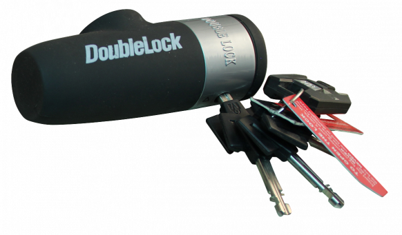 DoubleLock SCM gekeurd los kopslot voor loopchain - inclusief 5 sleutels